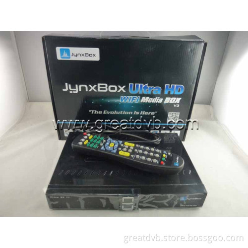 Jynxbox Ultra HD V3 Receiver with Jb200 Tuner and WiFi for North America